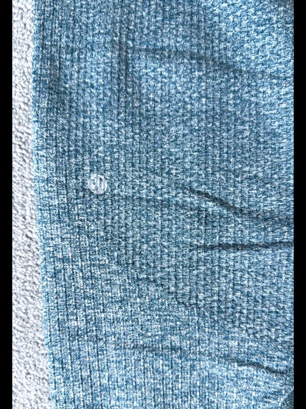 lululemon athletica Teal Heather Pullover Top